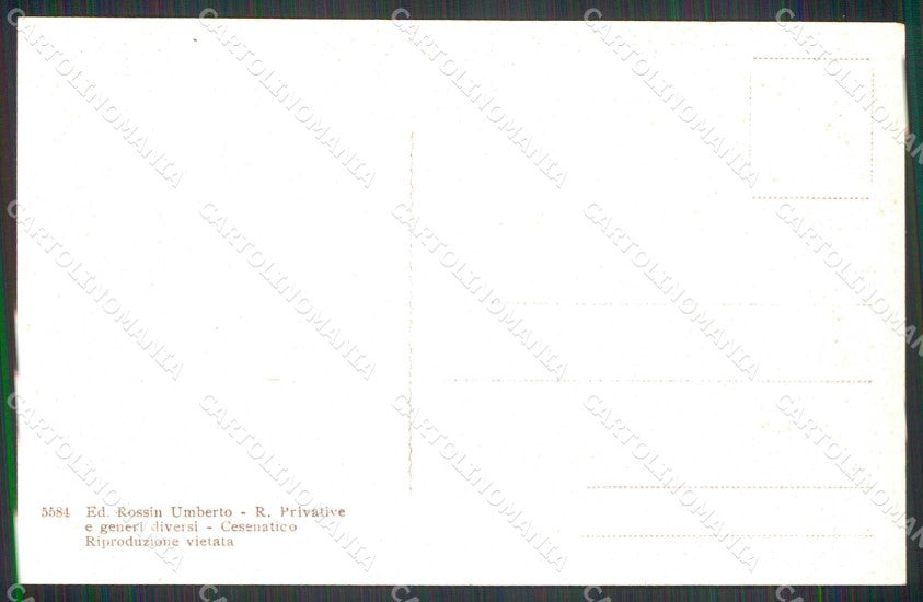 Forlì Cesenatico Piazza e Ponte Garibaldi cartolina RB6741 – retro