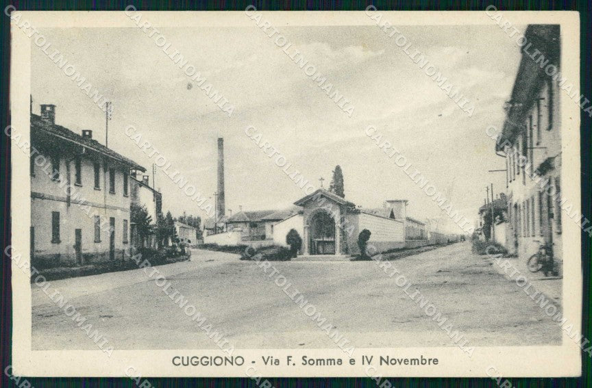 Milano Cuggiono Via Somma e IV Novembre cartolina RB6747 – fronte
