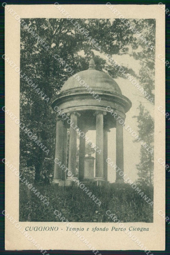 Milano Cuggiono Tempio Parco Cicogna cartolina RB6750 – fronte