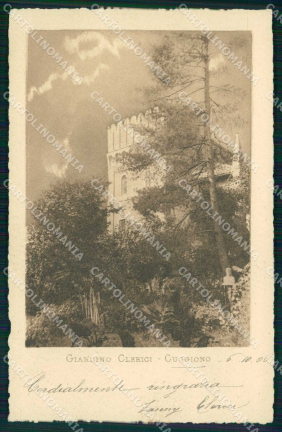 Milano Cuggiono Giardini Clerici cartolina RB6752 – fronte