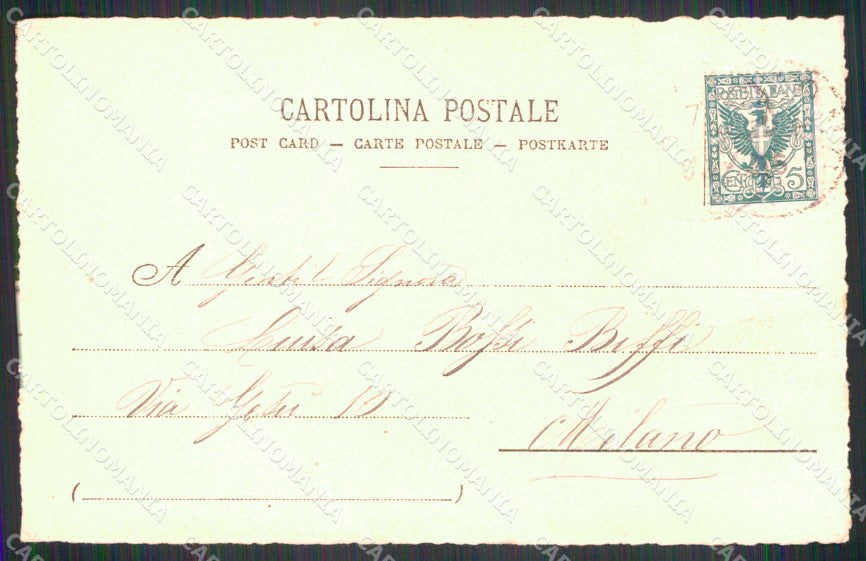 Milano Cuggiono Giardini Clerici cartolina RB6752 – retro
