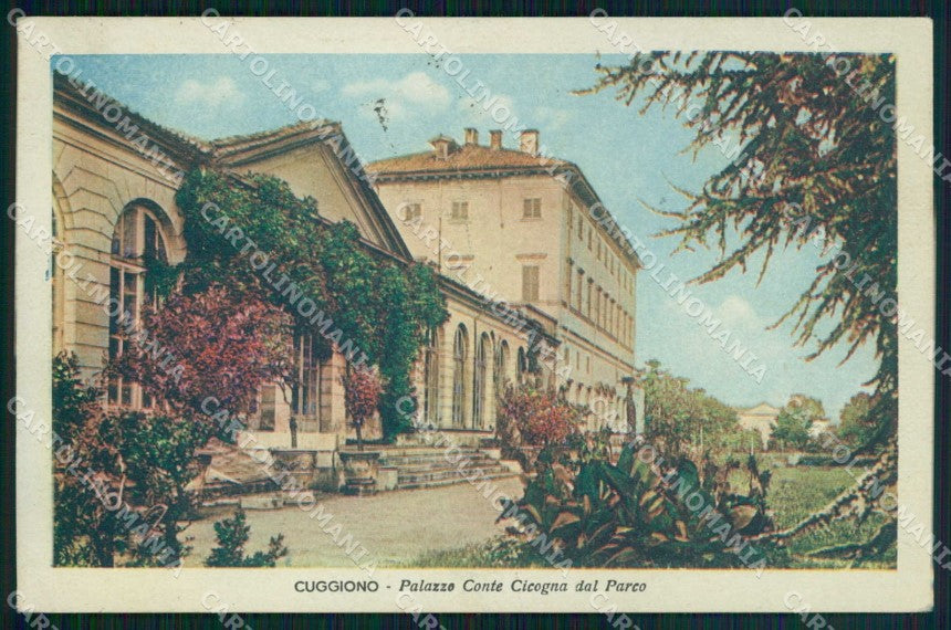 Milano Cuggiono Palazzo Conte Cicogna cartolina RB6755 – fronte