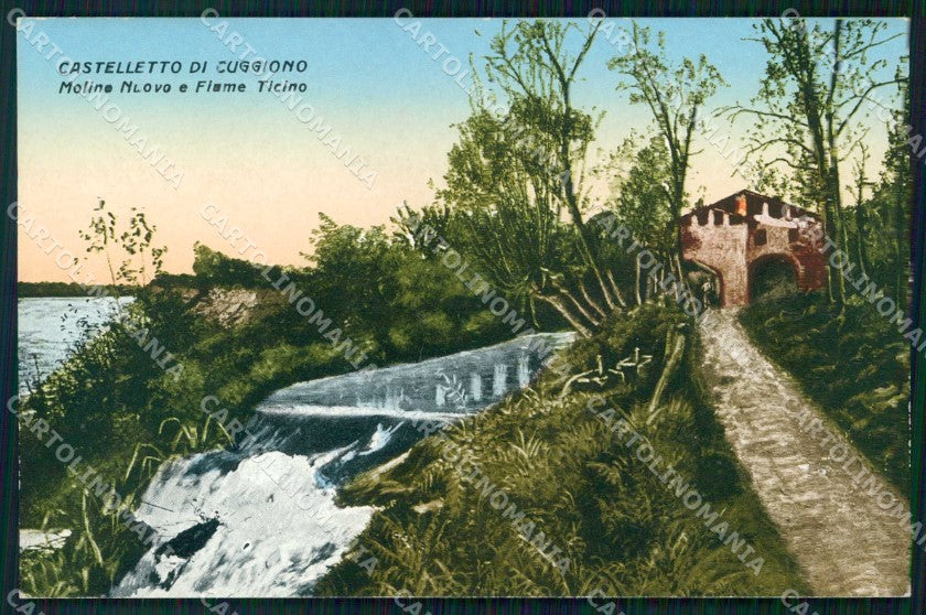 Milano Castelletto di Cuggiono Molino nuovo Ticino Tipocromo cartolina RB6761 – fronte