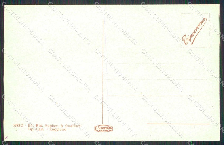 Milano Cuggiono Rubone Barca Tipocromo cartolina RB6764 – retro