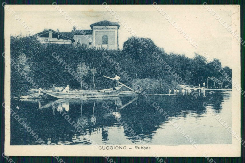 Milano Cuggiono Rubone Barca cartolina RB6766 – fronte