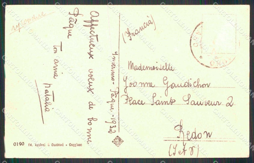 Milano Cuggiono Valle Ticino Molino Nuovo cartolina RB6769 – retro