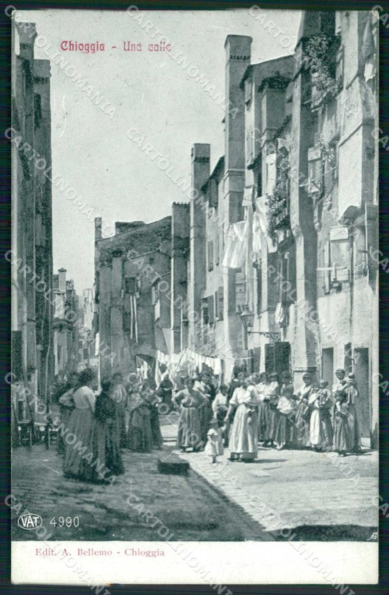 Venezia Chioggia Una Calle Alterocca 4990 cartolina RB6773 – fronte