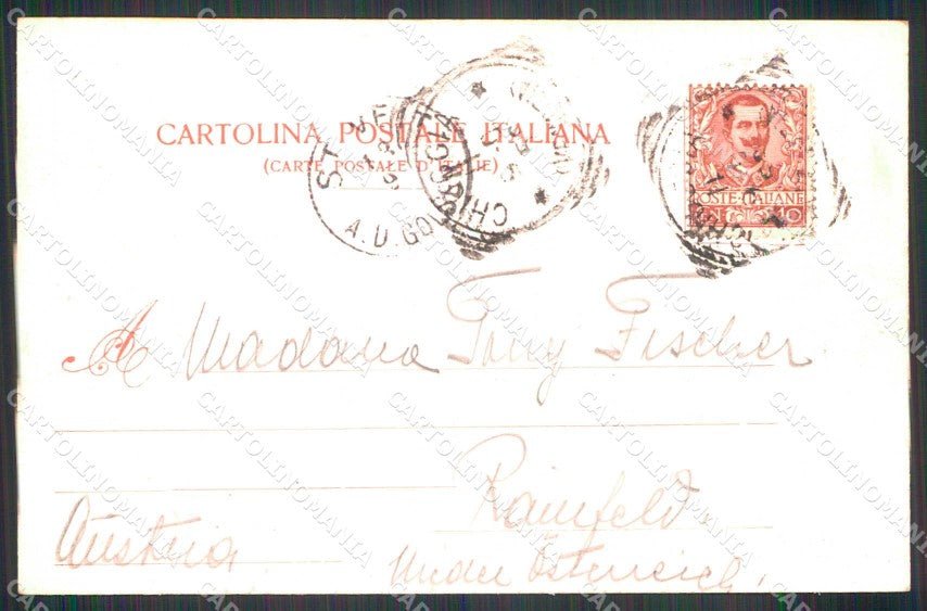Venezia Chioggia Canale Interno Barche cartolina RB6774 – retro