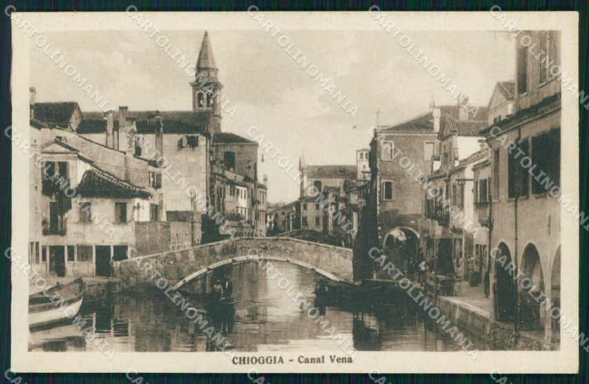 Venezia Chioggia Canal Vena cartolina RB6777 – fronte