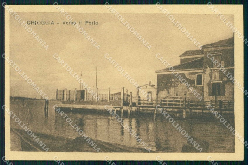 Venezia Chioggia Verso il Porto cartolina RB6787 – fronte