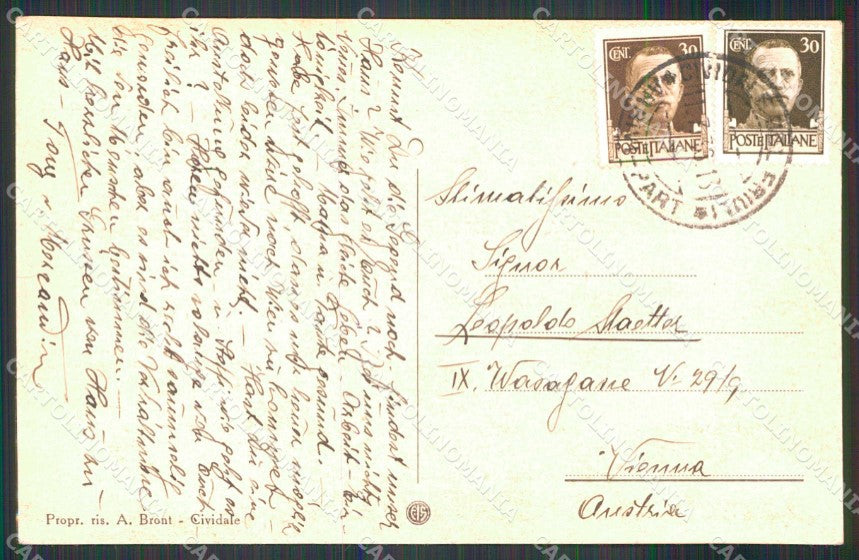 Udine Cividale cartolina RB6816 – retro