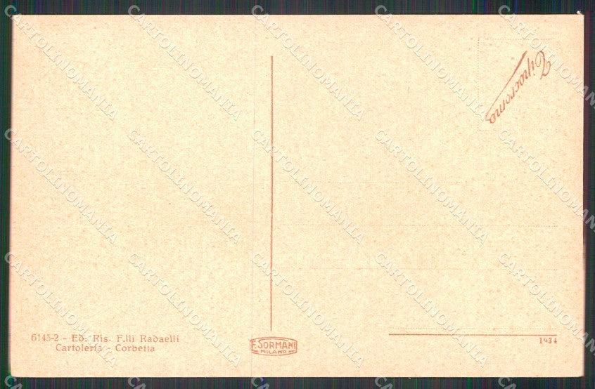 Milano Corbetta Palazzo Settecentesco Tipocromo cartolina RB6818 – retro