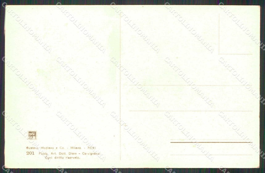 Udine Cervignano Ponte cartolina RB6833 – retro