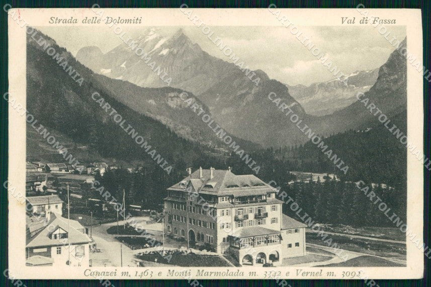 Trento Canazei Val di Fassa Monti Marmolada cartolina RB6847 – fronte