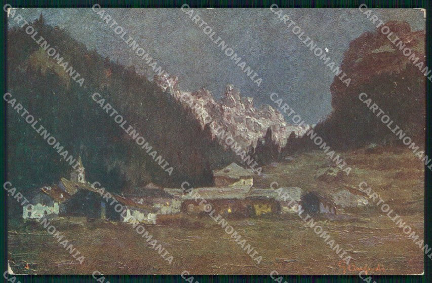 Trento Canazei Gruppo del Sella cartolina RB6849 – fronte