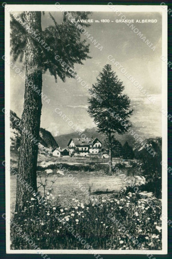 Torino Claviere Grande Albergo Foto cartolina RB6854 – fronte