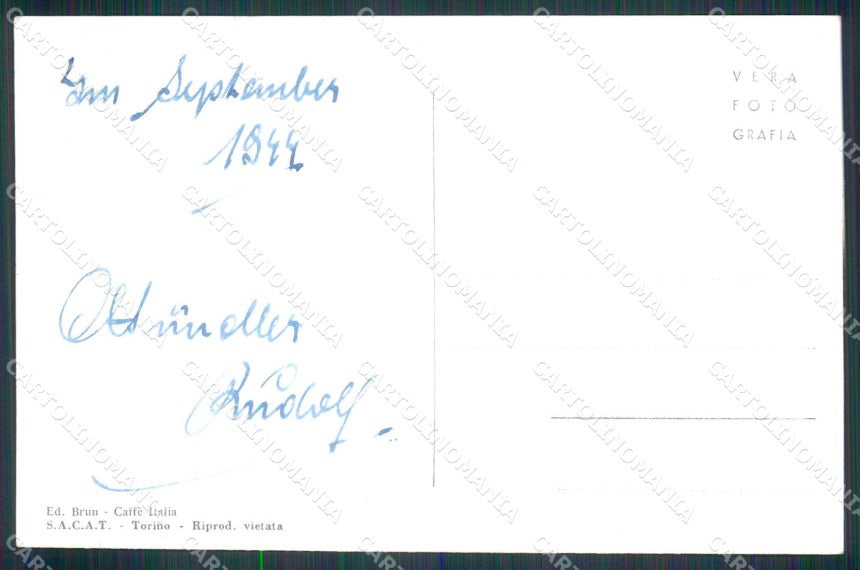 Torino Claviere Grande Albergo Foto cartolina RB6854 – retro