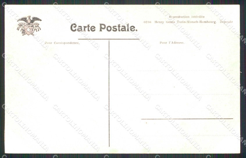 Torino Claviere Route Internationale Pour Briançon Genta 236 cartolina RB6855 – retro