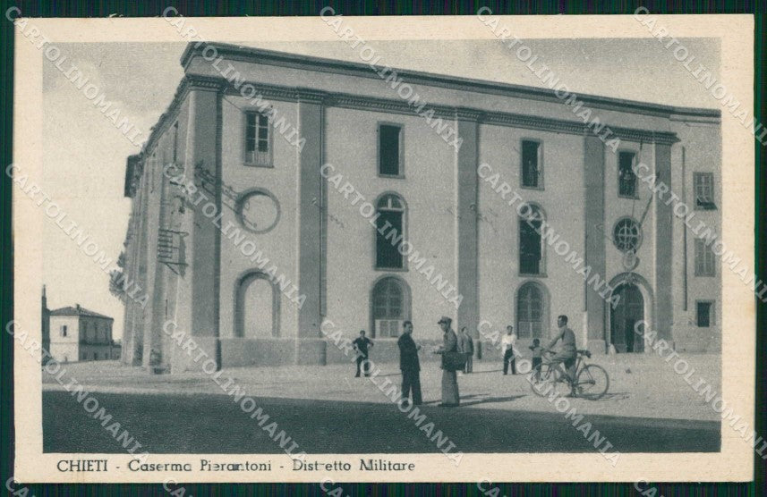 Chieti Città Caserma Pierantoni Distretto Militare cartolina RB6861 – fronte