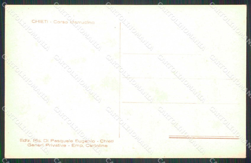 Chieti Città Corso Marrucino cartolina RB6863 – retro