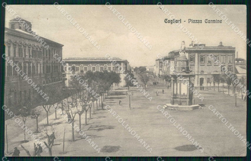 Cagliari Città Piazza Carmine cartolina RB6870 – fronte