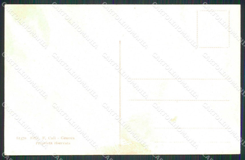 Genova Chiavari Piazza Dell'Orto cartolina RB6875 – retro