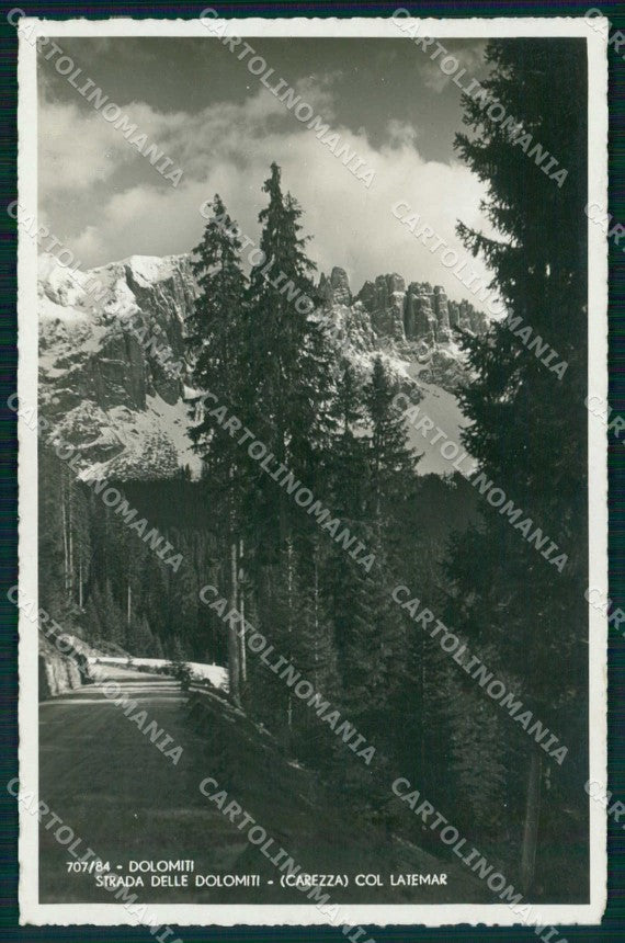 Bolzano Nova Levante Carezza col Latemar Foto Franzi 707 84 cartolina RB6886 – fronte