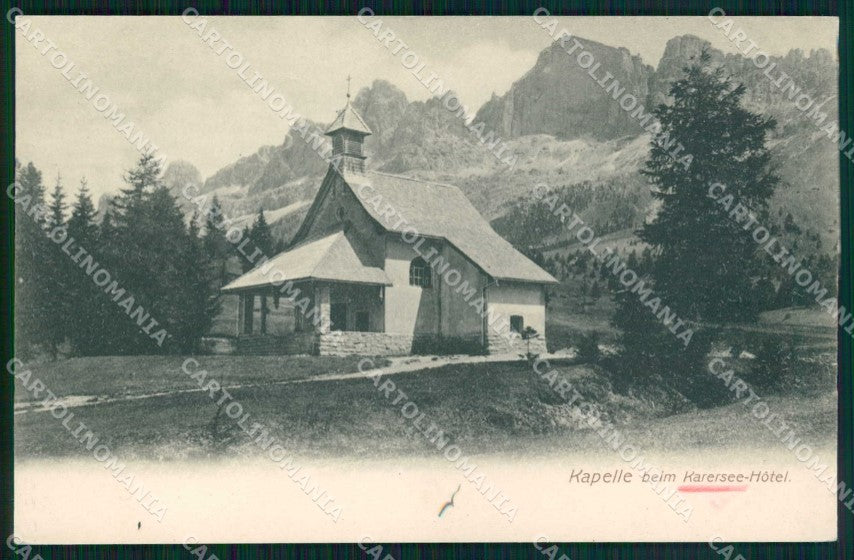 Bolzano Nova Levante Cappella Carezza cartolina RB6890 – fronte