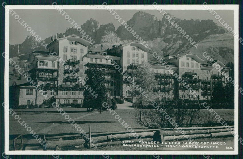 Bolzano Nova Levante Hotel Carezza al Lago Foto cartolina RB6891 – fronte