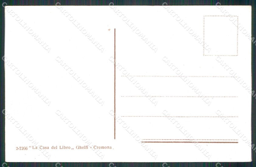 Cremona Città Cattedrale e Battistero cartolina RB6906 – retro