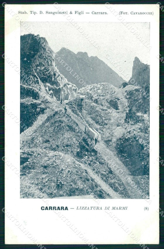Massa Carrara Lizzatura di Marmi cartolina RB6912 – fronte