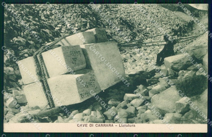 Massa Carrara Lizzatura di Marmi cartolina RB6919 – fronte