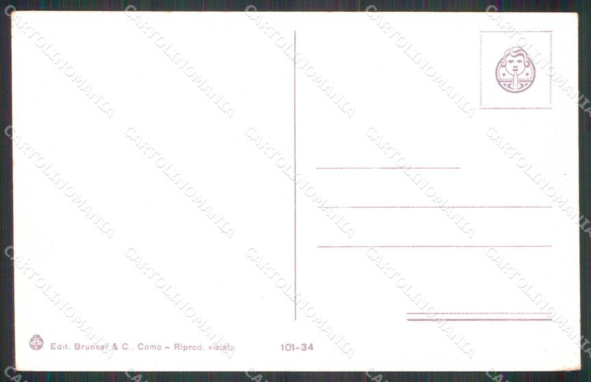 Como Cernobbio Parco Villa d'Este Brunner 101-34 cartolina RB6923 – retro