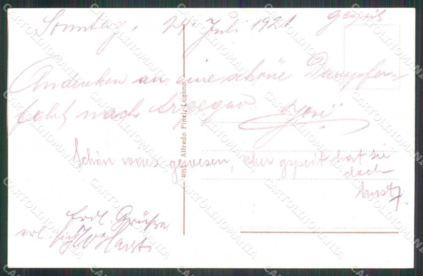 Como Cernobbio Lago di cartolina RB6926 – retro