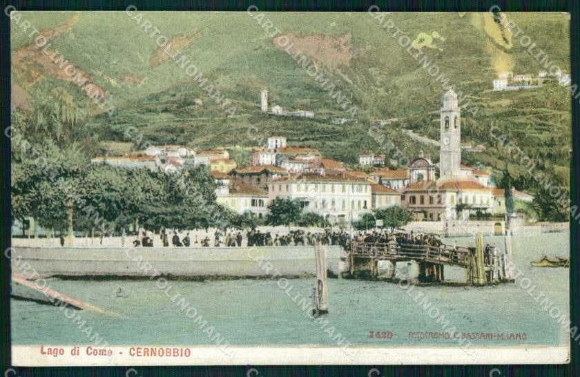 Como Cernobbio Lago di Fotocromo 1420 cartolina RB6928 – fronte