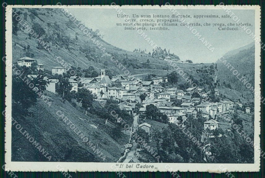 Belluno Cadore Paesaggio Breveglieri 6328 Carducci cartolina RB6929 – fronte