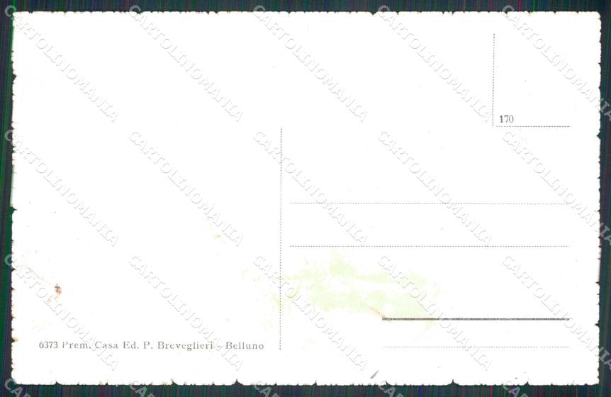 Belluno Cadore Paesaggio Breveglieri 6373 Carducci cartolina RB6934 – retro