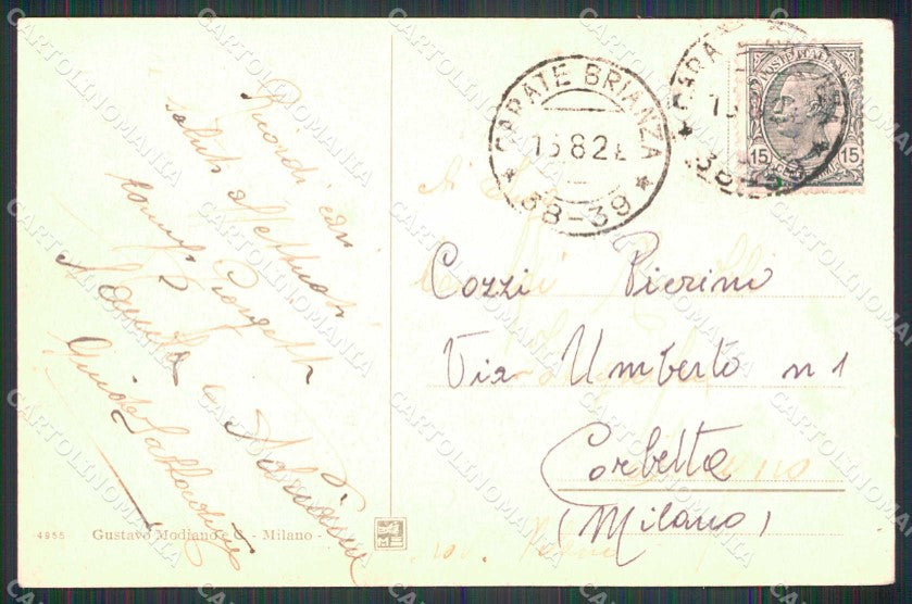 Milano Carate Brianza Grotte di Realdino Modiano 4955 cartolina RB6940 – retro