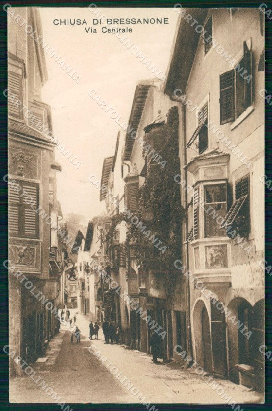 Bolzano Chiusa Via Centrale cartolina RB6947 – fronte