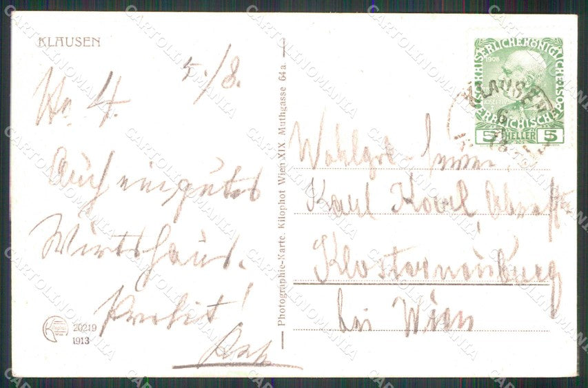 Bolzano Chiusa Klausen Foto cartolina RB6949 – retro