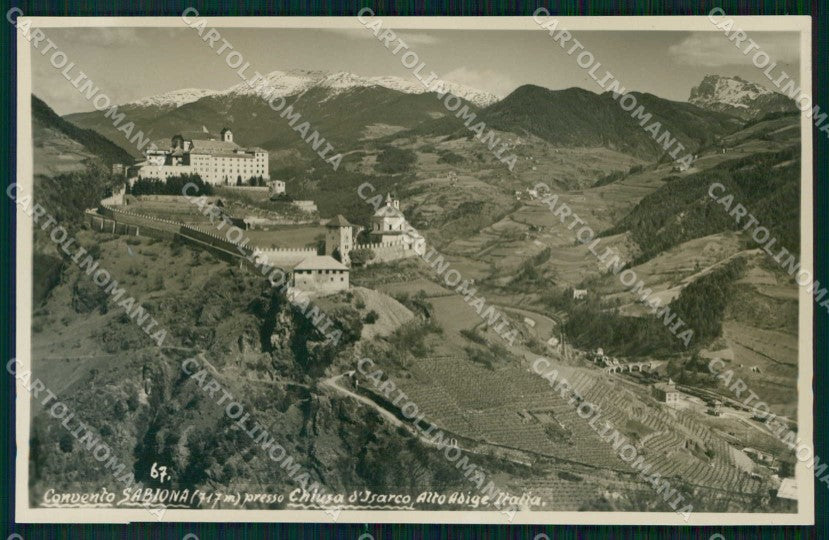 Bolzano Chiusa Klausen Convento Sabiona Foto cartolina RB6953 – fronte