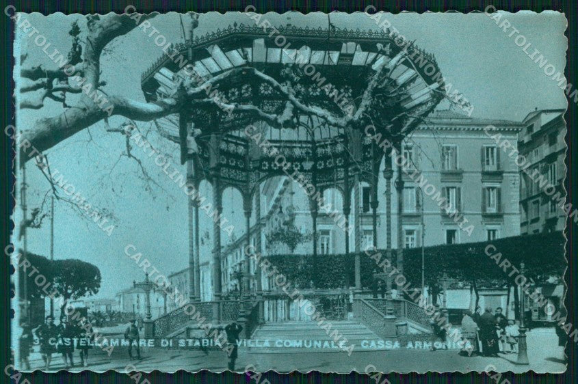 Napoli Castellammare di Stabia Villa Comunale Foto cartolina RB6971 – fronte