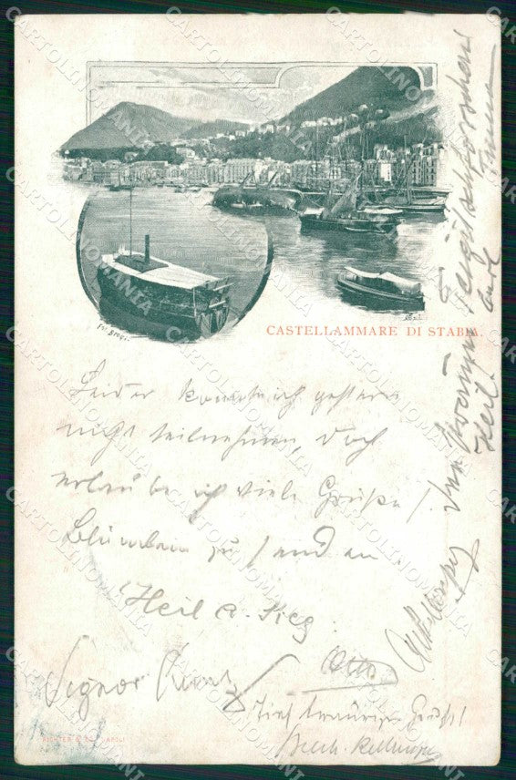 Napoli Castellammare di Stabia cartolina RB6973 – fronte