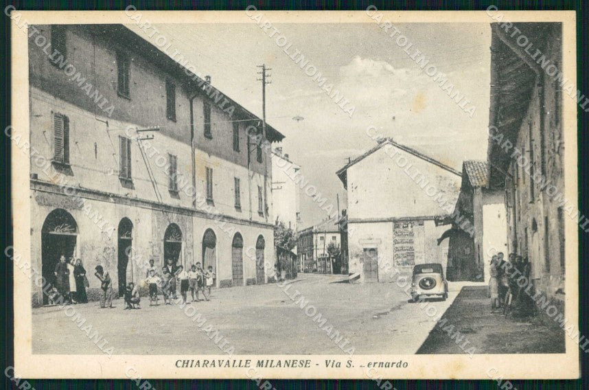 Milano Chiaravalle Via S. Bernardo cartolina RB6981 – fronte