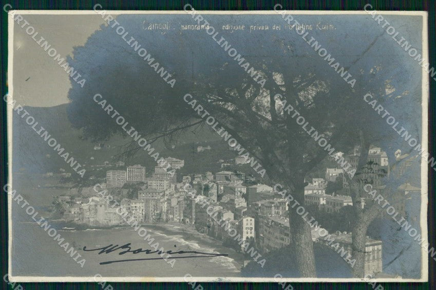 Genova Camogli Portofino Kulm NPG Foto PIEGHINE cartolina RB6987 – fronte