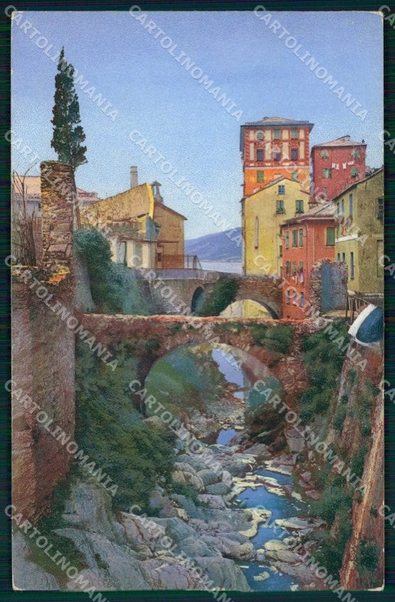 Genova Camogli Riviera di Levante Photochromie No. 2609 cartolina RB6993 – fronte