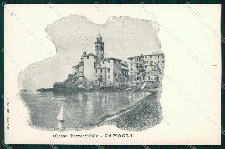 Genova Camogli Chiesa Parrocchiale cartolina RB6994 – fronte