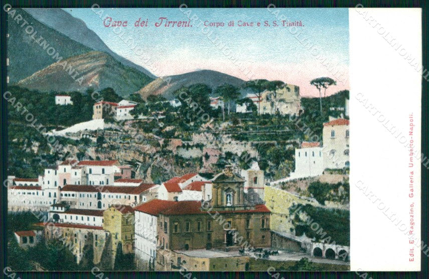 Salerno Cava de' Tirreni Corpo di Cava e S. S. Trinità cartolina RB7001 – fronte