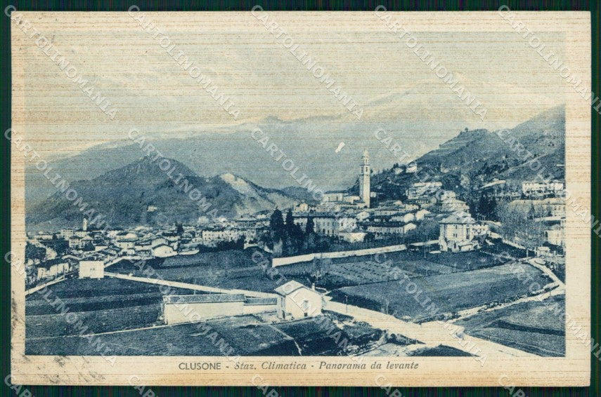 Bergamo Clusone cartolina RB7004 – fronte