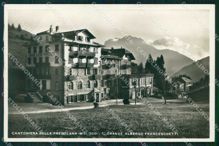 Bergamo Colere Cantoniera della Presolana Grande Albergo Foto cartolina RB7011 – fronte